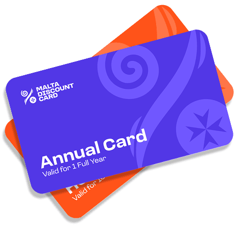 Malta Discount Card annual card stack